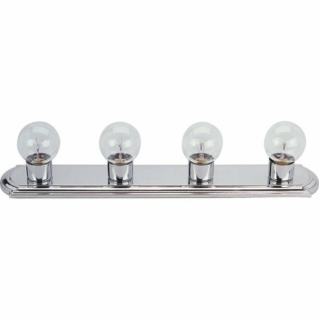 HOME IMPRESSIONS 4-Bulb Chrome Vanity Bath Light Bar IVLBS14CH